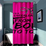 Bow To Toe Cheer Shower Curtain 36  x 72  (Stall)  Curtain(36 X72 ) - 33.26 x66.24  Curtain(36 X72 )