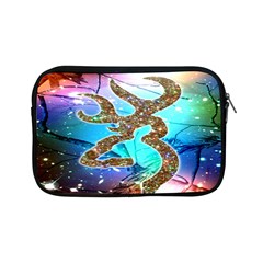 Browning Deer Glitter Galaxy Apple Ipad Mini Zipper Cases by artworkshop