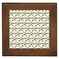 Moths Photos Motif Pattern Framed Tile by dflcprintsclothing