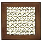 Moths Photos Motif Pattern Framed Tile Front