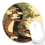 Calvin And Hobbes Round Mousepads Front