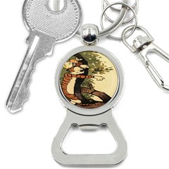 Calvin And Hobbes Bottle Opener Key Chain by artworkshop