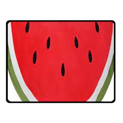 Watermelon Pillow Fluffy Fleece Blanket (small) by artworkshop