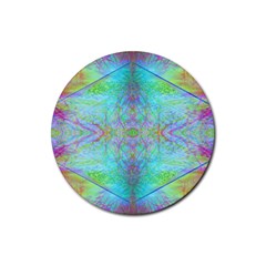 Watercolor Thoughts Rubber Coaster (round) by Thespacecampers