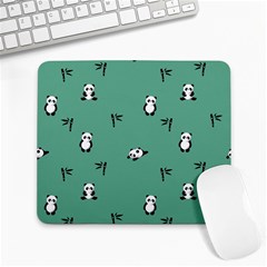 Pandas Pattern Large Mousepads by artworkshop