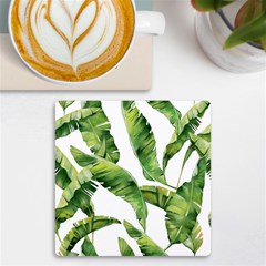 Sheets Tropical Plant Palm Summer Exotic Uv Print Square Tile Coaster  by artworkshop