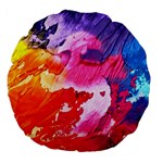 Colorful Painting Large 18  Premium Round Cushions Front