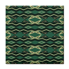 Abstract Pattern Geometric Backgrounds Tile Coaster by Eskimos