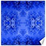 Blue Sky Over The Bluebells Frost Fractal Canvas 12  x 12  11.4 x11.56  Canvas - 1