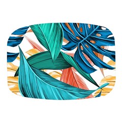 Leaves Tropical Exotic Mini Square Pill Box by artworkshop