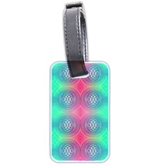 Infinity Circles Luggage Tag (two Sides) by Thespacecampers