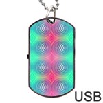 Infinity Circles Dog Tag USB Flash (One Side) Front