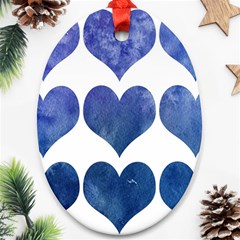 Valentin Heart  Love Ornament (oval) by artworkshop