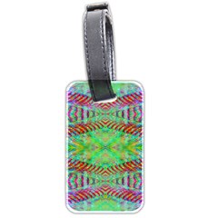 Whimsy Mint Luggage Tag (two Sides) by Thespacecampers