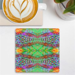 Whimsy Mint Uv Print Square Tile Coaster  by Thespacecampers