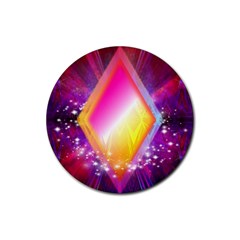 My Diamonds Rubber Round Coaster (4 Pack) by Thespacecampers