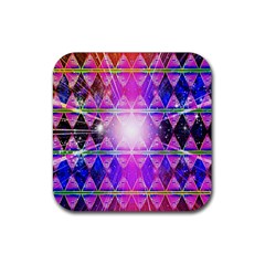 Starburst Rubber Coaster (square) by Thespacecampers