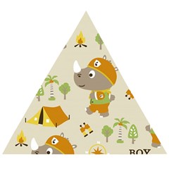 Seamless-pattern-vector-with-funny-boy-scout-scout-day-background Wooden Puzzle Triangle by Jancukart