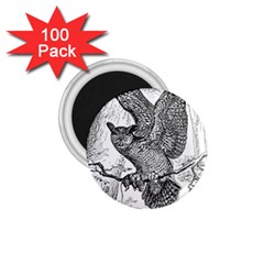 Owl-animals-wild-jungle-nature 1 75  Magnets (100 Pack)  by Jancukart