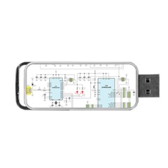 Circuits-electronics-atmel Portable Usb Flash (two Sides) by Jancukart