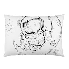 Astronaut-moon-space-astronomy Pillow Case by Jancukart