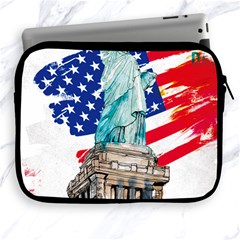 Statue Of Liberty Independence Day Poster Art Apple Ipad 2/3/4 Zipper Cases by Jancukart