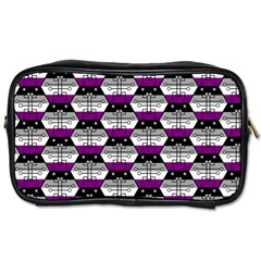 Hackers Town Void Mantis Hexagon Asexual Ace Pride Flag Toiletries Bag (two Sides) by WetdryvacsLair