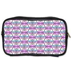 Hackers Town Void Mantis Hexagon Bigender Pride Flag Toiletries Bag (two Sides) by WetdryvacsLair