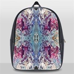 Abstract Arabesque School Bag (xl) by kaleidomarblingart