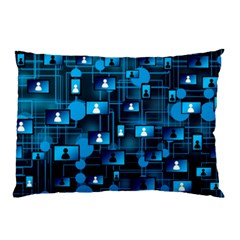 Smartphone-system-web-news Pillow Case by Jancukart