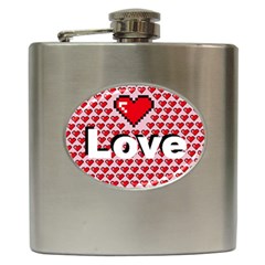 Love Heart Hip Flask by flowerland