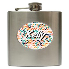 Colors Tropical Eaves Brush Hip Flask by flowerland