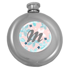 Watercolor Flowers Hip Flask (round) by flowerland