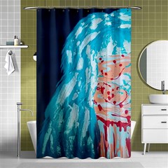 Faceless Shower Curtain 48  X 72  (small)  by Hayleyboop