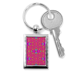 Pink Vacation Key Chain (rectangle) by Thespacecampers