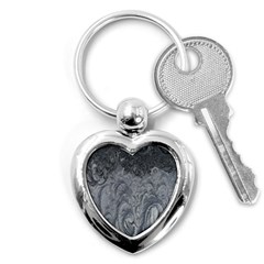 Ice Frost Crystals Key Chain (heart) by artworkshop