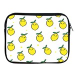 Background Orange Apple iPad 2/3/4 Zipper Cases Front