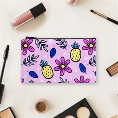 Flowers Purple Cosmetic Bag (small) by nateshop