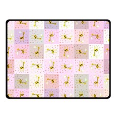 Giraffe Fleece Blanket (small) by nateshop