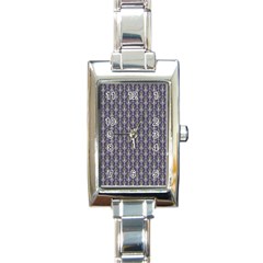 Seamless-pattern Gray Rectangle Italian Charm Watch by nateshop
