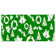 Green  Background Card Christmas  Banner And Sign 8  X 4  by artworkshop