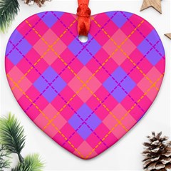 Texture Heart Ornament (two Sides) by nateshop