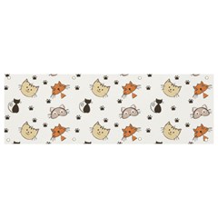 Cat Kitten Design Pattern Banner And Sign 9  X 3  by Sapixe