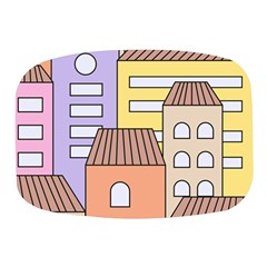 Houses City Architecture Building Mini Square Pill Box by Sapixe