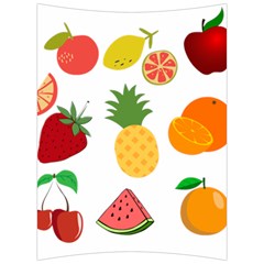 Fruits Cartoon Back Support Cushion by Sapixe