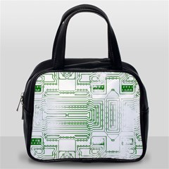 Circuit Board Classic Handbag (one Side) by Sapixe