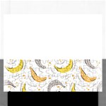 Seamless stylish pattern-with-fresh-yellow-bananas-background Rectangular Jigsaw Puzzl Front