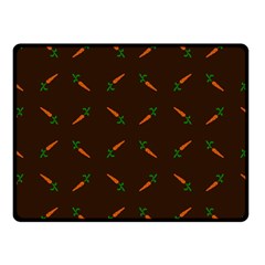 Carrots Fleece Blanket (small) by nateshop