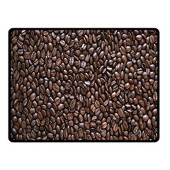 Coffee-beans Fleece Blanket (small) by nateshop