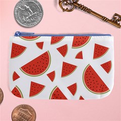 Watermelons Fruits Tropical Fruits Large Coin Purse by Amaryn4rt